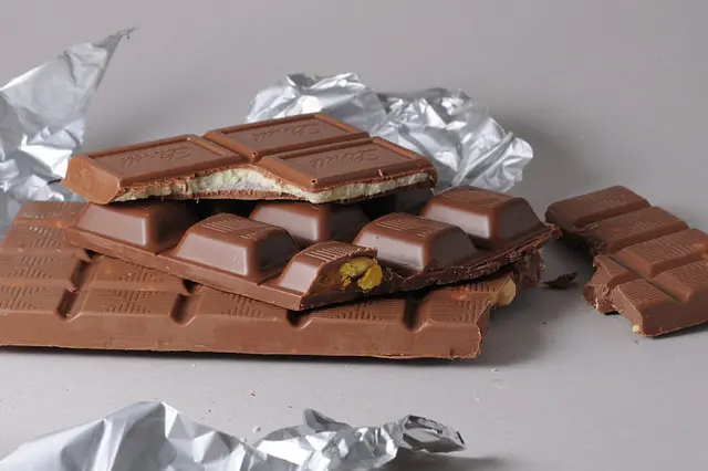 Chocoladesnoep als illustratie bij krimpflatie